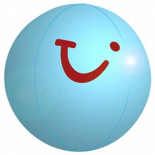 Großer TUI Wasserball in 80 cm Durchmesser